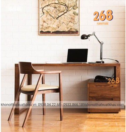 Bàn làm việc sồi/ óc chó 