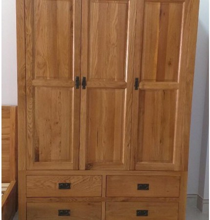 Tủ quần áo gỗ sồi mỹ 12