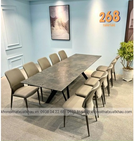 Bàn ăn mặt đá thông minh cao cấp 