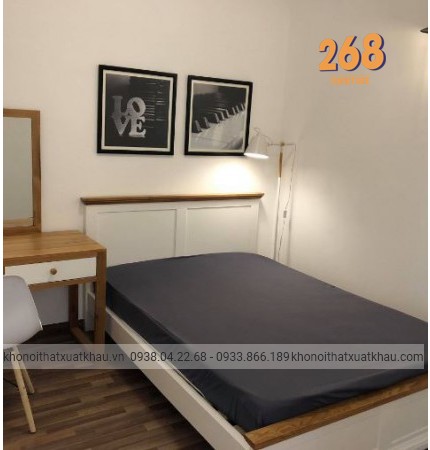 GIƯỜNG NGỦ TRẮNG NÓC SỒI 01