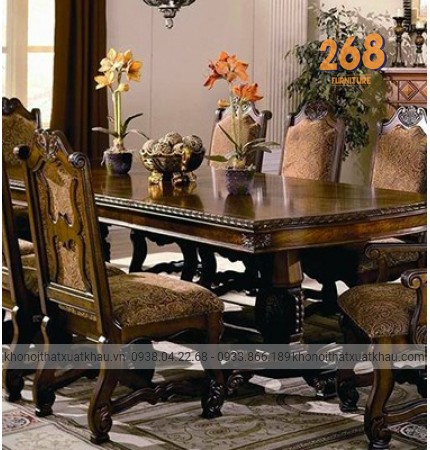 Bàn Ăn Hoàng Gia 268 MS579