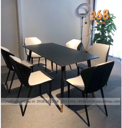 Bàn Ăn Mặt Đá Ceramic 268 MS 234