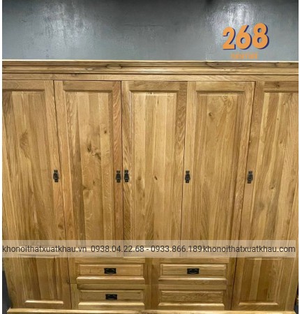 Tủ quần áo pano 4 hộc kéo 2m4 