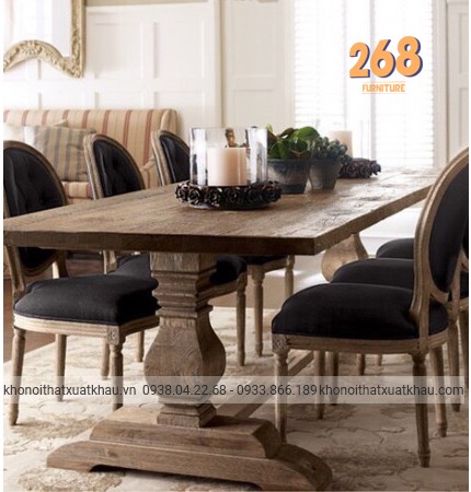 Bàn Ăn Phong Cách Châu Âu 268 MS671