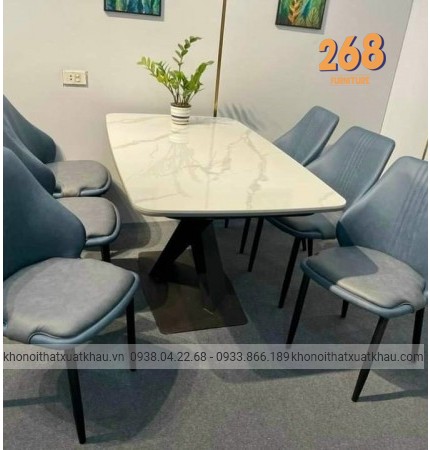 Bàn ăn mặt đá Ghế Eric