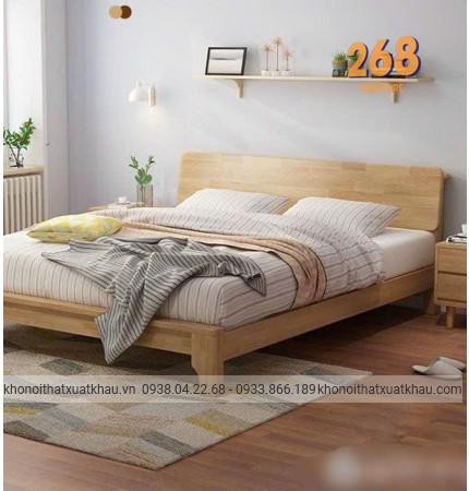 Giường ngủ chân xéo mẫu mới 