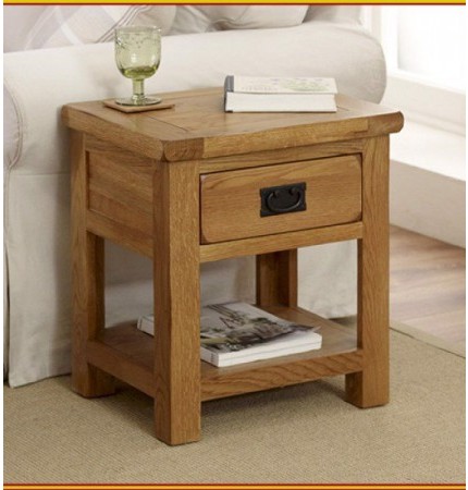 Tủ Đầu Giường 1 Hộc Gỗ Sồi