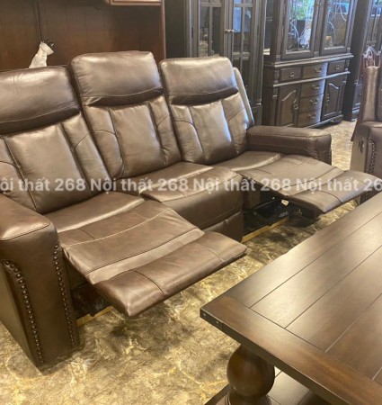 Sofa da bò tiếp xúc chỉnh cơ