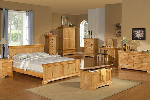 Bộ phòng ngủ gỗ sồi