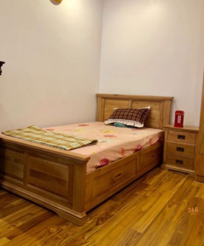 giường gỗ sồi xuất khẩu