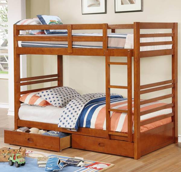 giường tầng gỗ sồi Mỹ