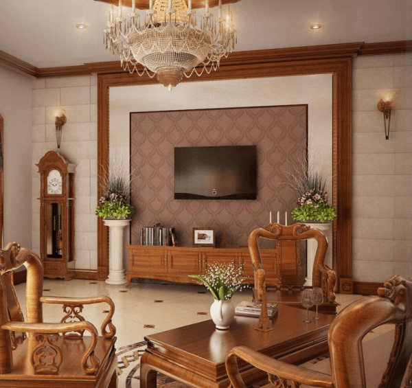 Nội thất gỗ phòng khách giúp nâng tầm không gian sống 