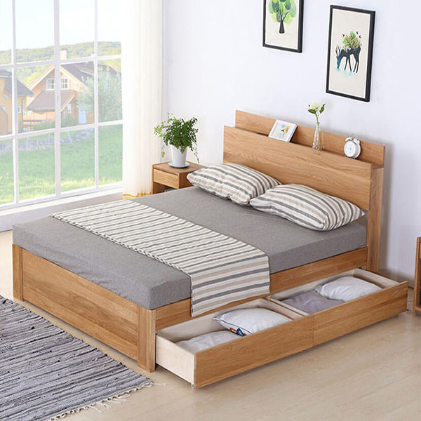 Mang đẳng cấp và sang trọng với giường ngủ bằng gỗ MDF